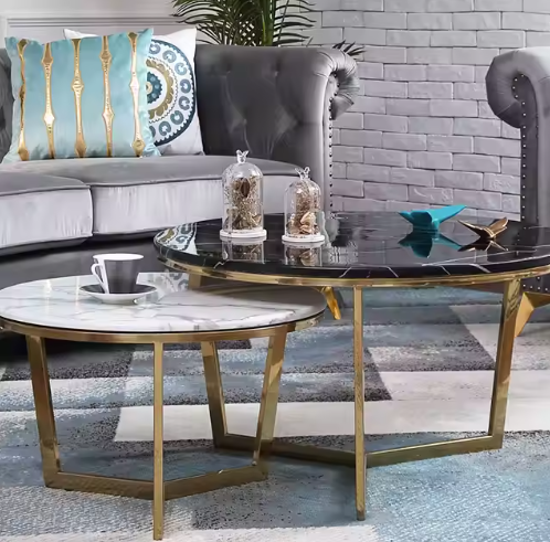 Maison Curve Coffee Table - Seared Stone