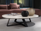 Marais Coffee Table - Seared Stone