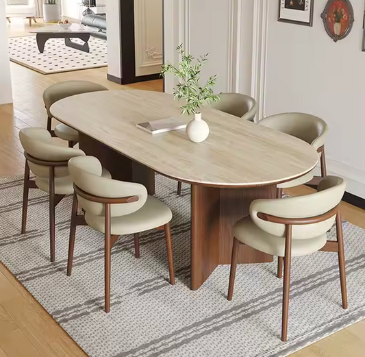 The Calacatta Dining Table / 4-6 Seater Dining Table